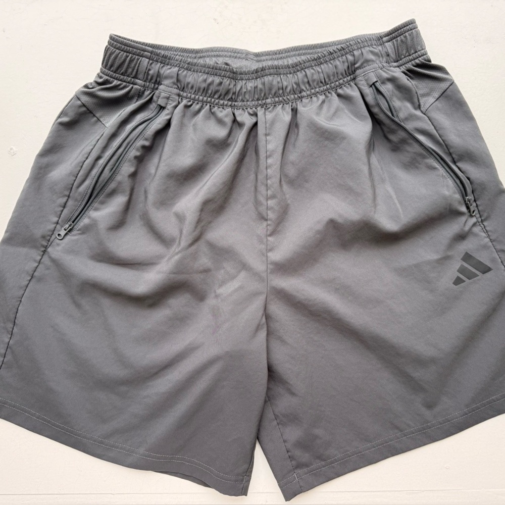 Adidas Mens Gray Athletic Shorts Size L